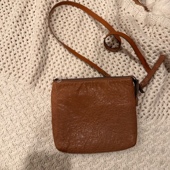 WILLI EST.1981 LEATHER CROSSBODY Bag TAN - Picture 5 of 11